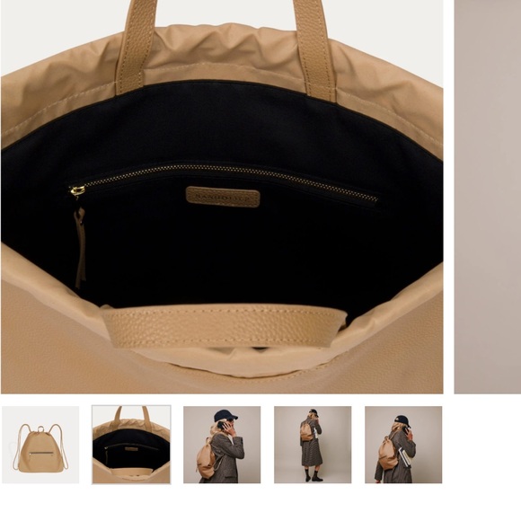 Bandolier Leather Drawstring Backpack - Picture 10 of 11